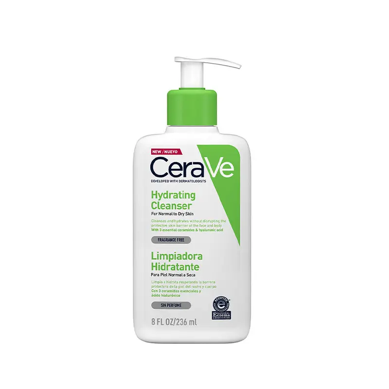 CeraVe-Hydrating-Cleanser-Normal-Dry-Skin-garnimarket.net شوینده و آبرسان سراوی پوست نرمال تا خشک
