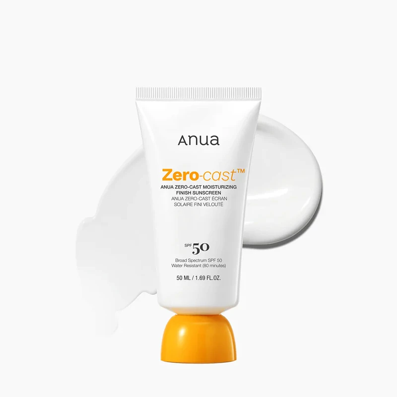 Anua Zero Cast Moisturizing Finish Sunscreen garnimarket.net ضد آفتاب مرطوب کننده و آبرسان زیرو کست آنوا