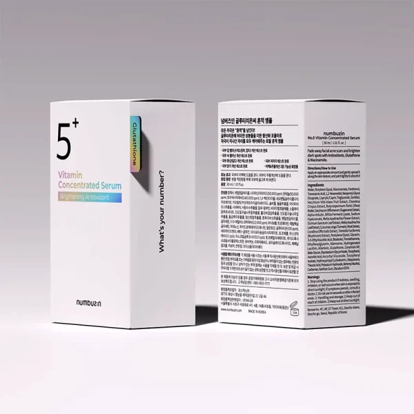 سرم صورت کنسانتره ویتامین شماره 5 نامبوزین اصل