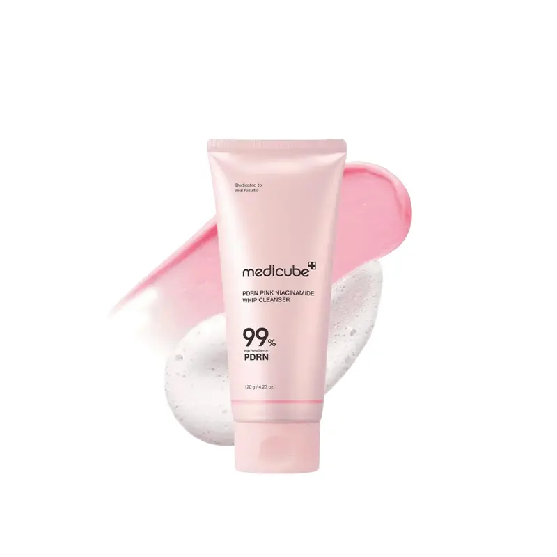 Medicube PDRN Pink Niacinamide Whip Cleanser garnimarket.net شوینده پینک pdrn و نیاسینامید مدی کیوب کره ای