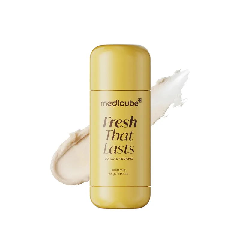 medicube Kojic Acid Brightening Vanilla Pistachio Deodorant دئودرانت و مام روشن کننده کوجیک اسید وانیلی مدی کیوب